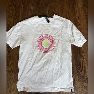 Scotch & Soda T Shirt Mens Medium White Graphic Logo Crewneck Casual